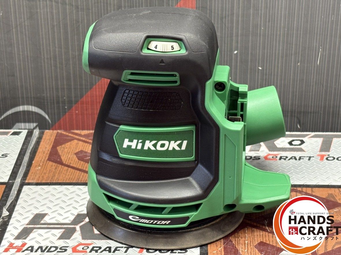 〇ハイコーキ HiKOKI SV1813DA コードレスランダムサンダ 125mm 18V ケース 集じん袋付き ハンズクラフト佐賀