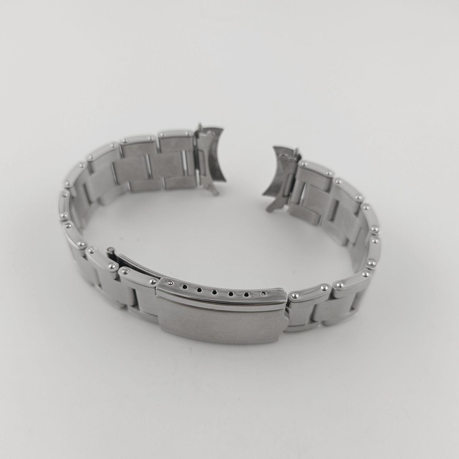 19 mm 腕時計 修理交換用 社外品 リベット ブレスレット シルバー 対応 ロレックス ROLEX 互換