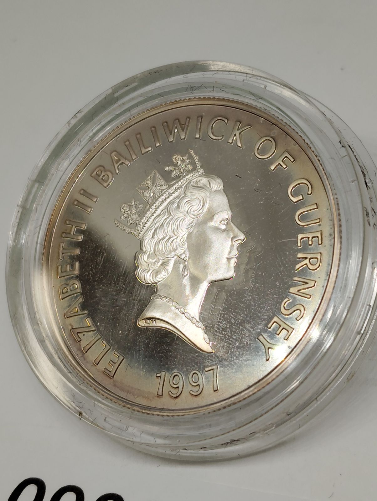1997 エリザベス女王御成婚50周年 £5 銀貨 NGC PF68UC 買う