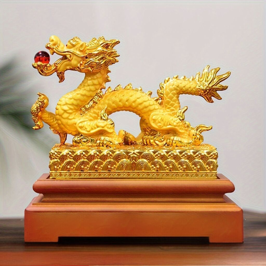 ドラゴン 龍 龍神 黄金 ブロンズ 置物 オブジェ 開運 幸運 金運 財運 健康運 仕事運 家庭運 勝負運 商売?盛 厄除け 干支 玄関