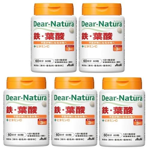 まとめ買いディアナチュラ 鉄・葉酸 60粒×5個
