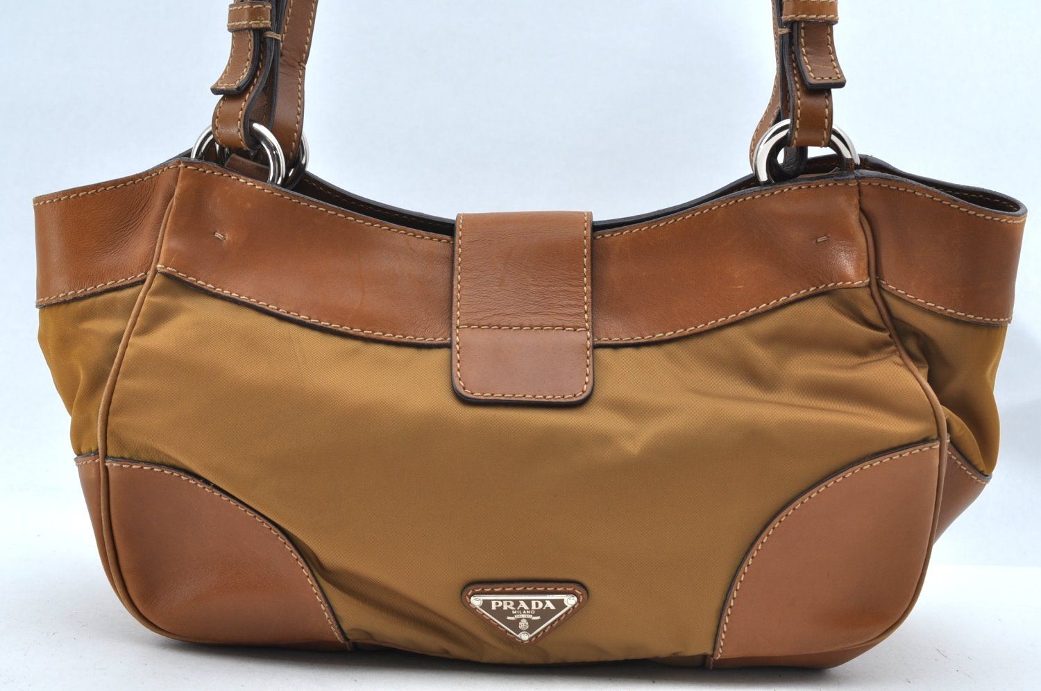 PRADA プラダ ヴィンテージ ナイロン レザー ショルダー