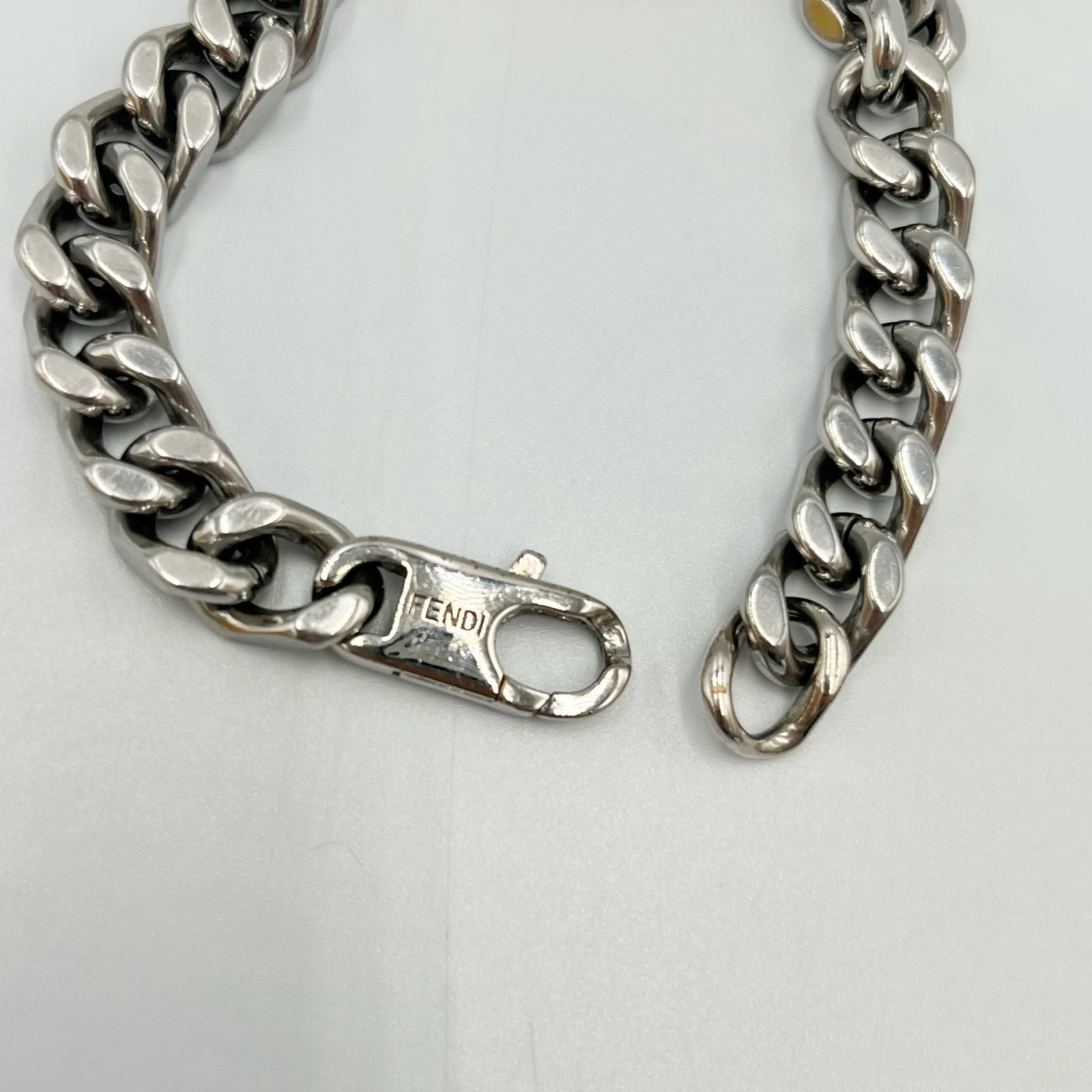 フェンディ FENDI ブレスレット バゲット バングル メタル