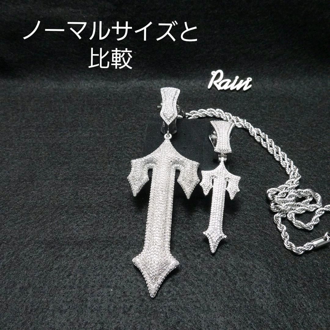 ビッグ シルバー】ダガー T 劍 ネックレス トップ ブリンブリン - RAIN