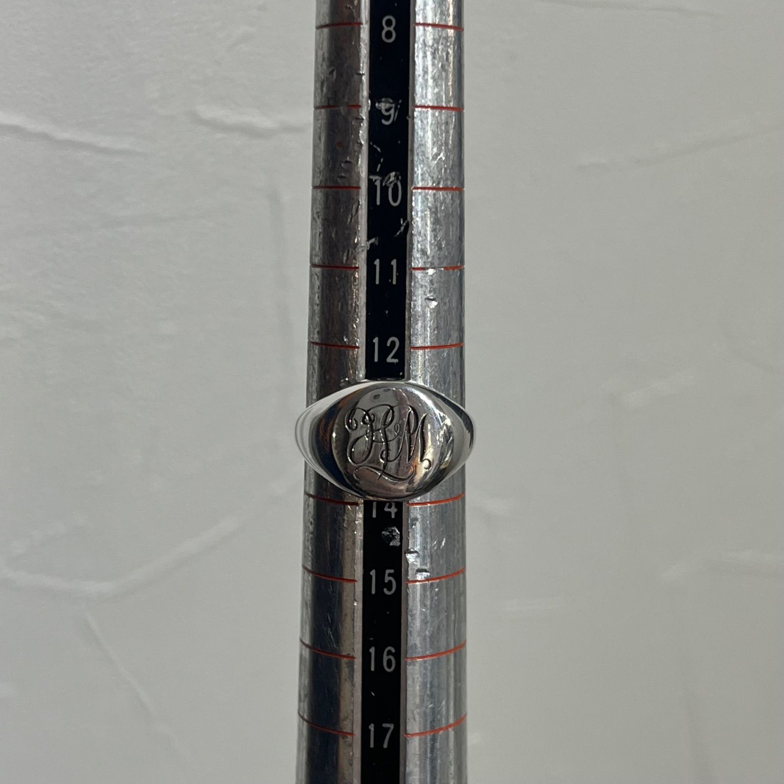 未使用品 At Last ＆ Co シグネット シルバー リング モノグラム