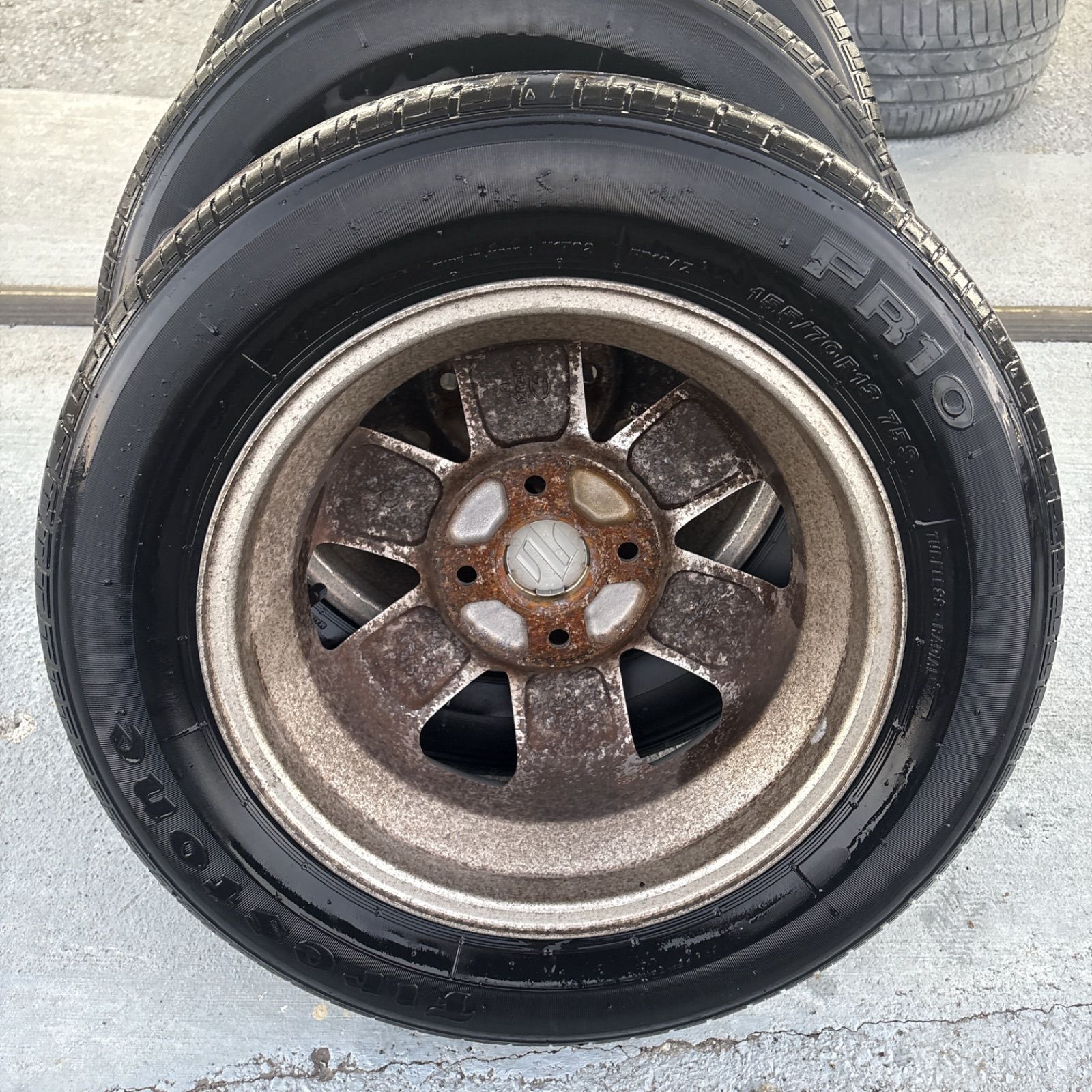 純正ホイールタイヤセット 155