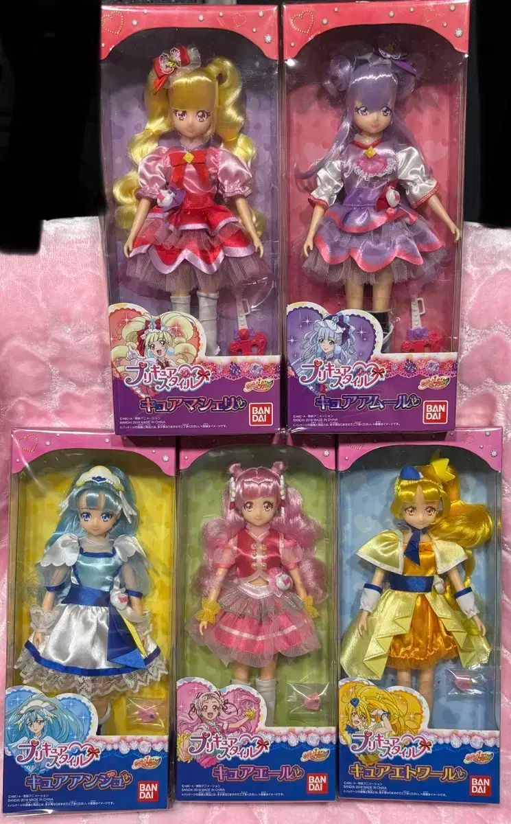 ハーバリートプリキュア スタイルドール キュアYL アンジュー エトワール マシェリ アムール人形セット