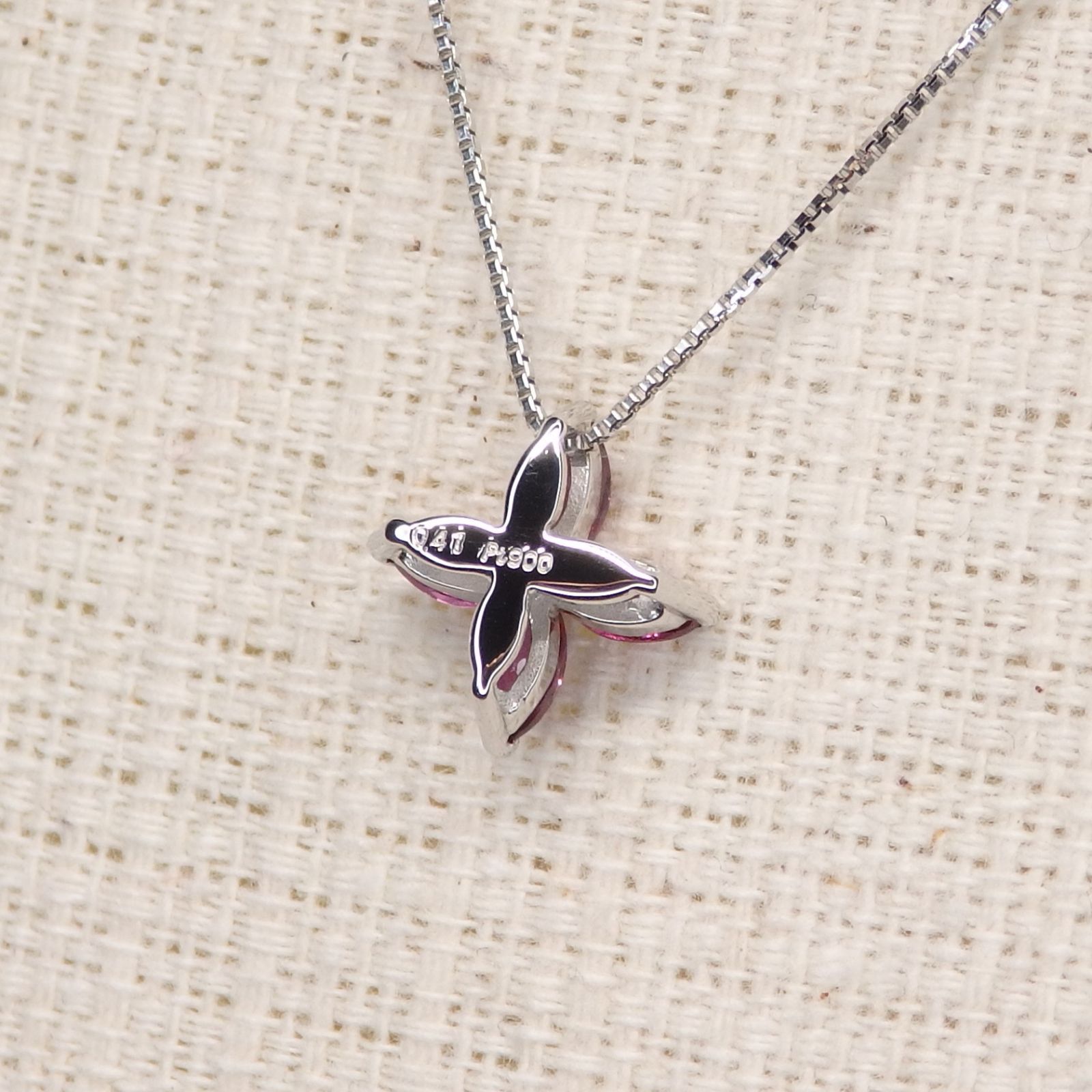 プラチナ Pt ブルージルコン ペンダントトップ 5.629ct Z5473大粒
