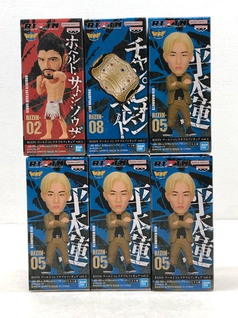RIZIN　ワールドコレクタブルフィギュア　コンプリートセット RIZIN ワールドコレクタブルフィギュア vol.1│株式会社BANDAI