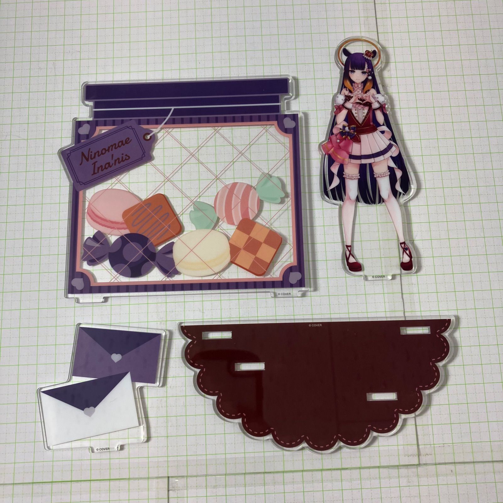一 伊那尓栖 アクリルグッズ８点セット 一 伊那尓栖 アクリルスタンドなど 8点セット グッズ-スタンドポップ