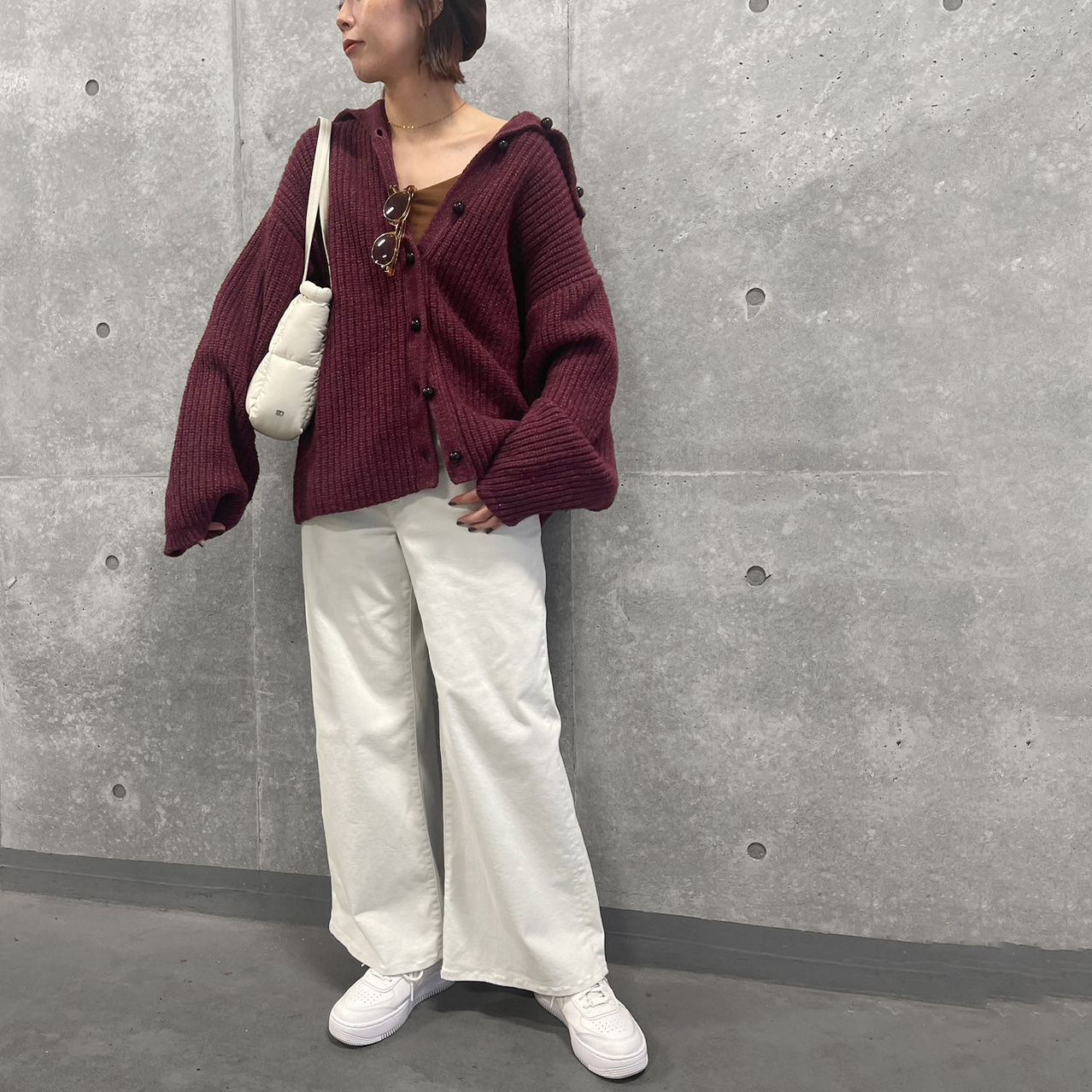 SURT サート MANNISH BAGGY デニム（WHITE）38 SURT/サート】MANNISH BAGGY デニム(WHITE)（デニムパンツ