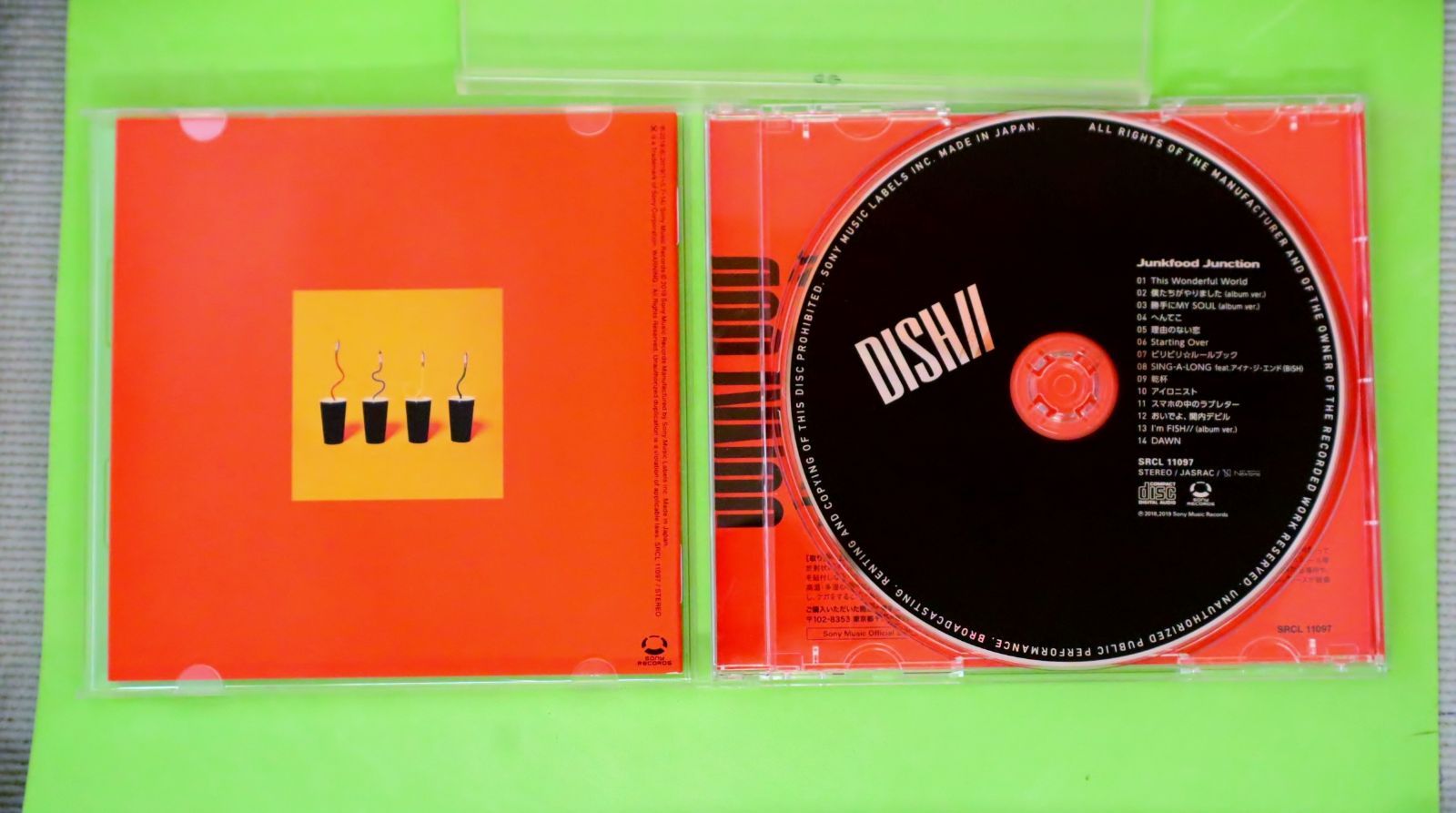 国内盤CD☆ディッシュ///DISH//□ Junkfood Junction(通常盤