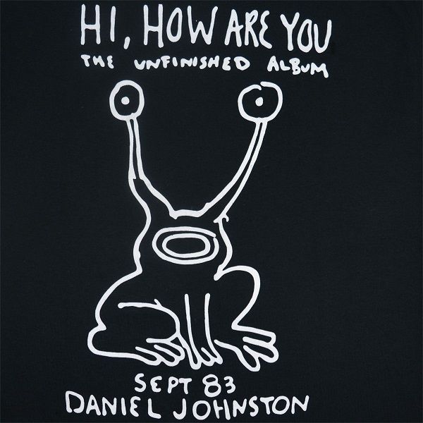 DANIEL JOHNSTON ダニエルジョンストン Hi How Are You Tシャツ BLACK - メルカリ