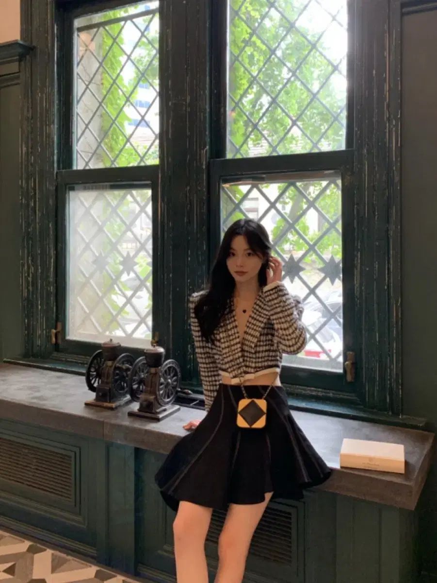 seooocookie ソークッキー プロヴァン ステッチ スカート xs