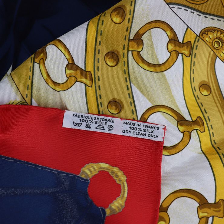 HERMES エルメス soleil de soie シルクの太陽 スカーフ シルク レッド