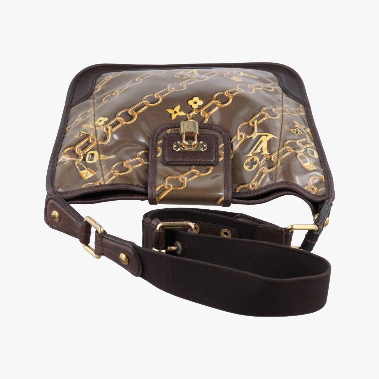 ルイヴィトンLouis Vuittonミュゼット トープ モノグラム チャーム  