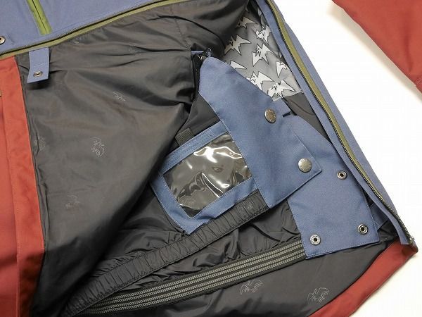 新品:SALE】22 AIRBLASTER TRENCHOVER JACKET - Navy Olive Ox S