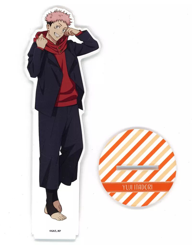 【中古】アクリルスタンド・アクリルパネル 虎杖悠仁 デカアクリルスタンド Morning ver. 「呪術廻戦」 ジャンプフェスタ2025グッズ