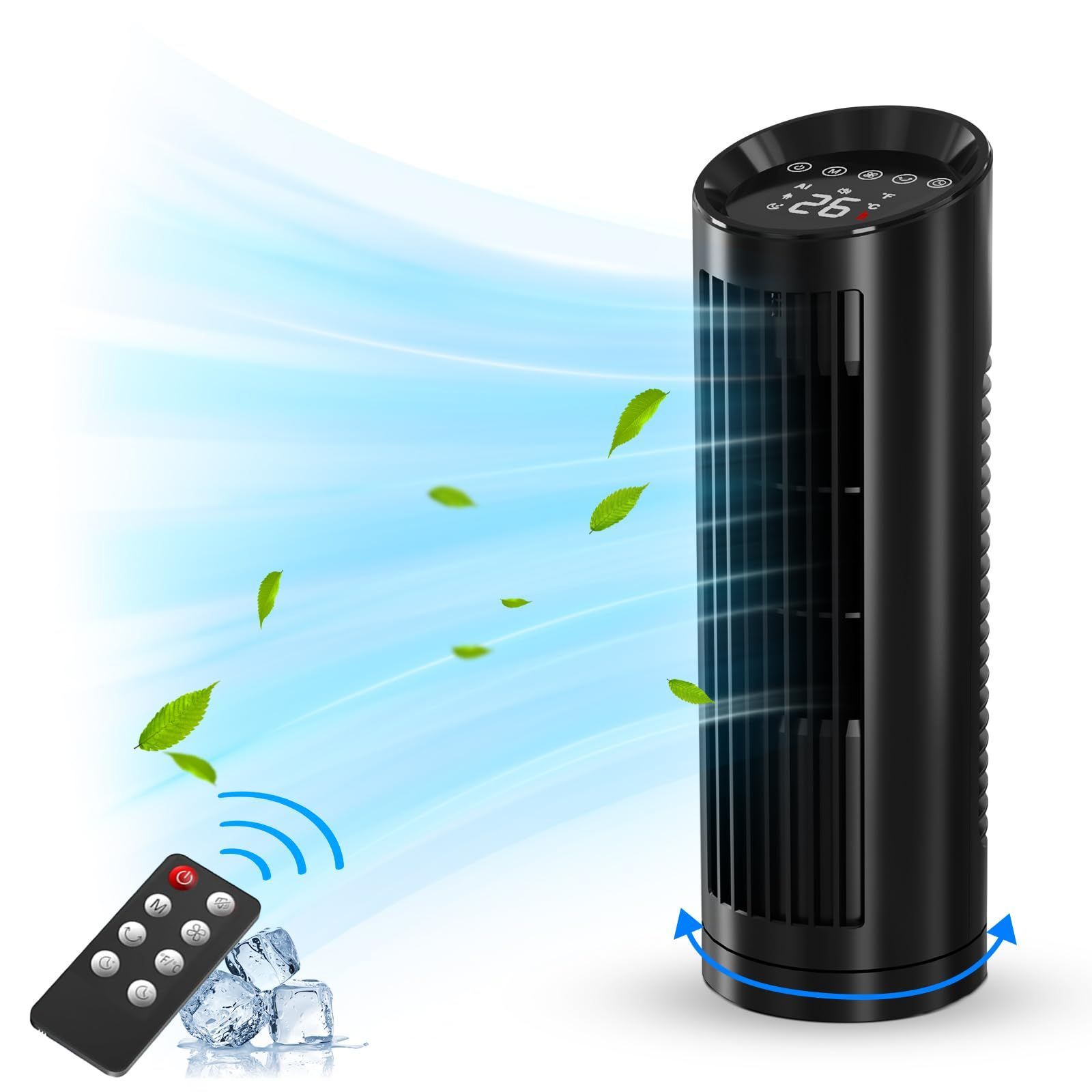 2025年最新タワーファン羽根なし&DCモーターリビング扇風機定価17800円