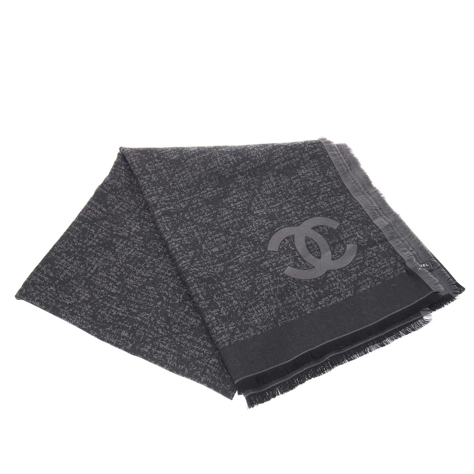 CHANEL シャネル 2024 GIFT 非売品 ココマーク大判ストール ブラック