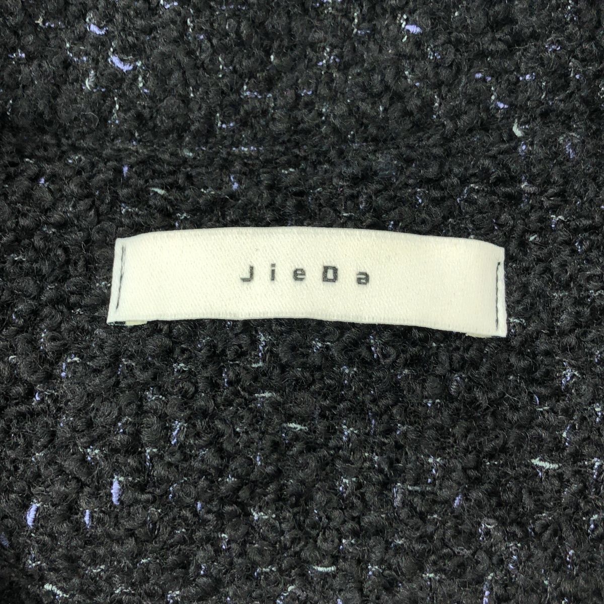 美品】 JieDa / ジエダ | 2024AW | TWEED ZIP SHIRT ツイード