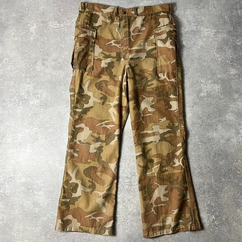 70s RANGER カモフラージュ リバーシブル ハンティング パンツ L 70s RANGER カモフラージュ リバーシブル ハンティング パンツ L