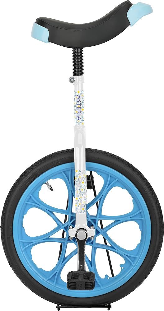 即発送 キャプテンスタッグ アステリア 一輪車 18インチ スタンド付き ホワイト|ブルー YG-1345 北海道沖縄発送不可