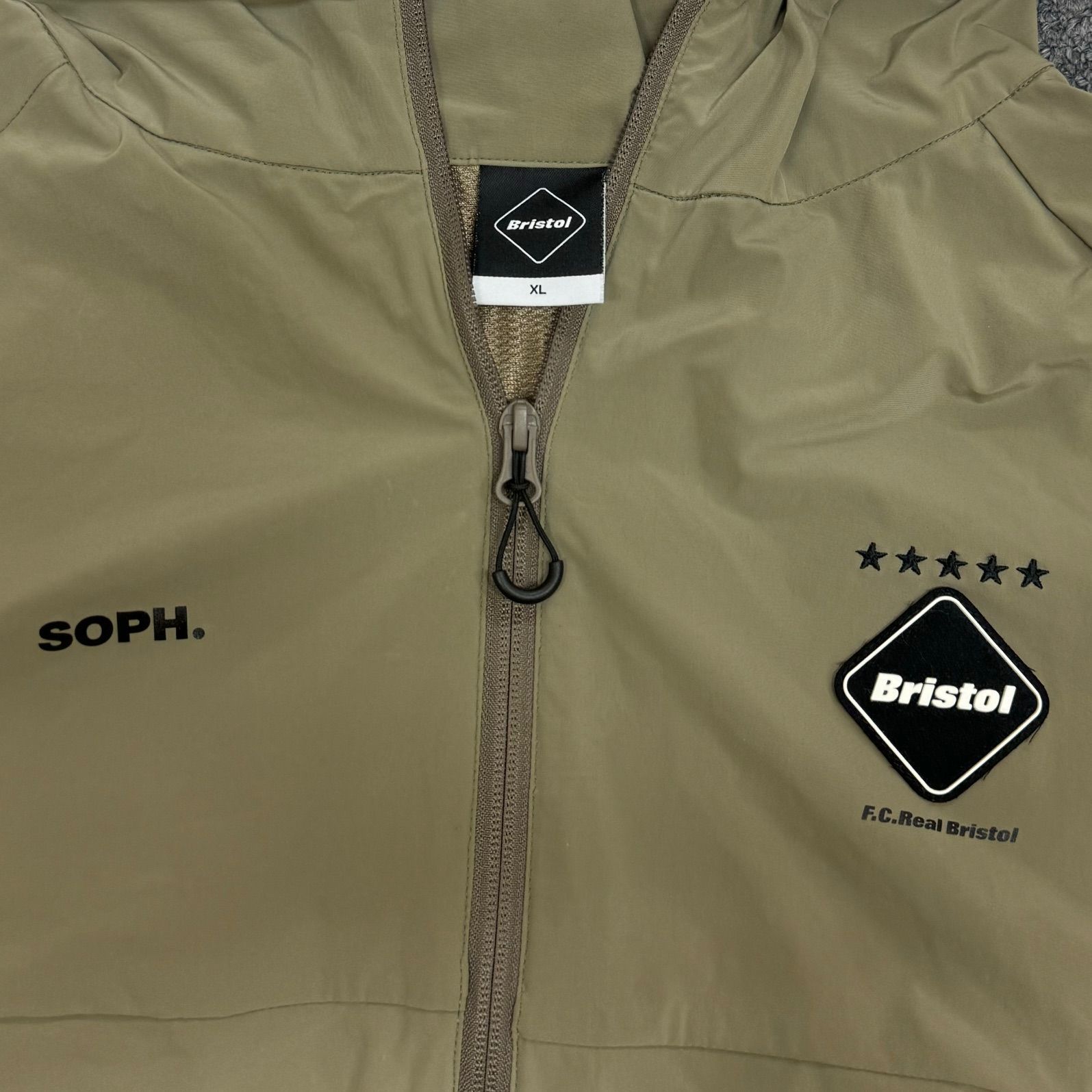 F.C.R.B. STRETCH VENTILATION ANTHEM JACKET 4WAY STRETCH RIBBED 