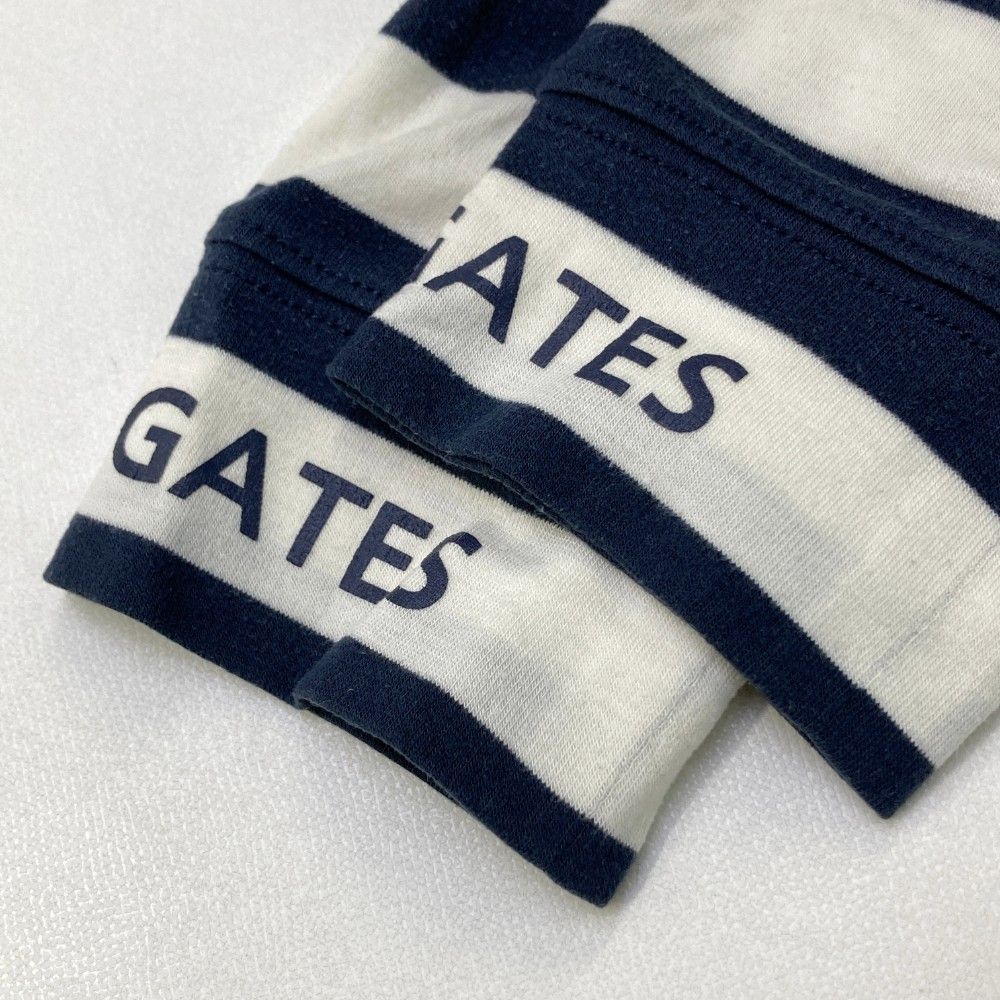 PEARLY GATES 【美品】【ボーダー】長袖 サイズ：0 PEARLY GATES パーリーゲイツ ハイネック 長袖Tシャツ