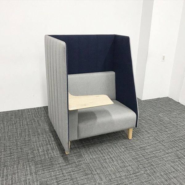 パネルソファー ブースソファー 個室 1人用 パネル付 インターバル コクヨ グレー