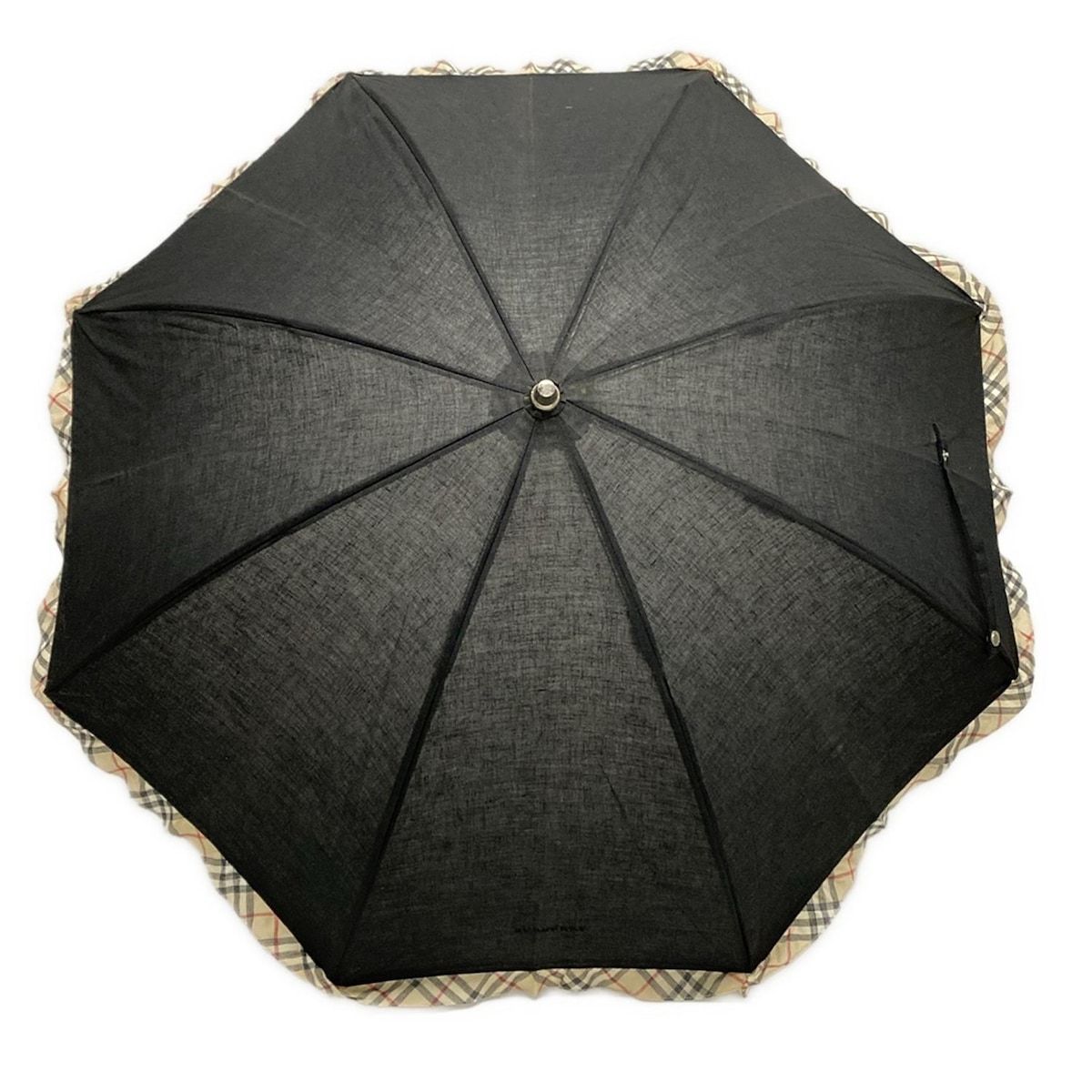 BURBERRY|Burberry バーバリー 日傘 - 黒×ベージュ×レッド チェック柄