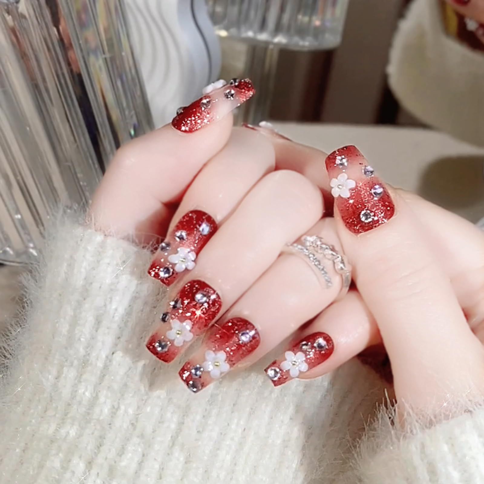 Tネイルチップ 新品 HAPVITAL 24枚入り ネイルチップ 短いさネイルチップ ァー