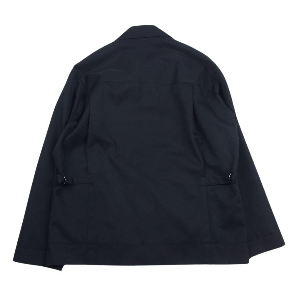 AURALEE オーラリー 17AW A7AB01BK WOOL KERSEY BLOUSON ウール カルゼ 