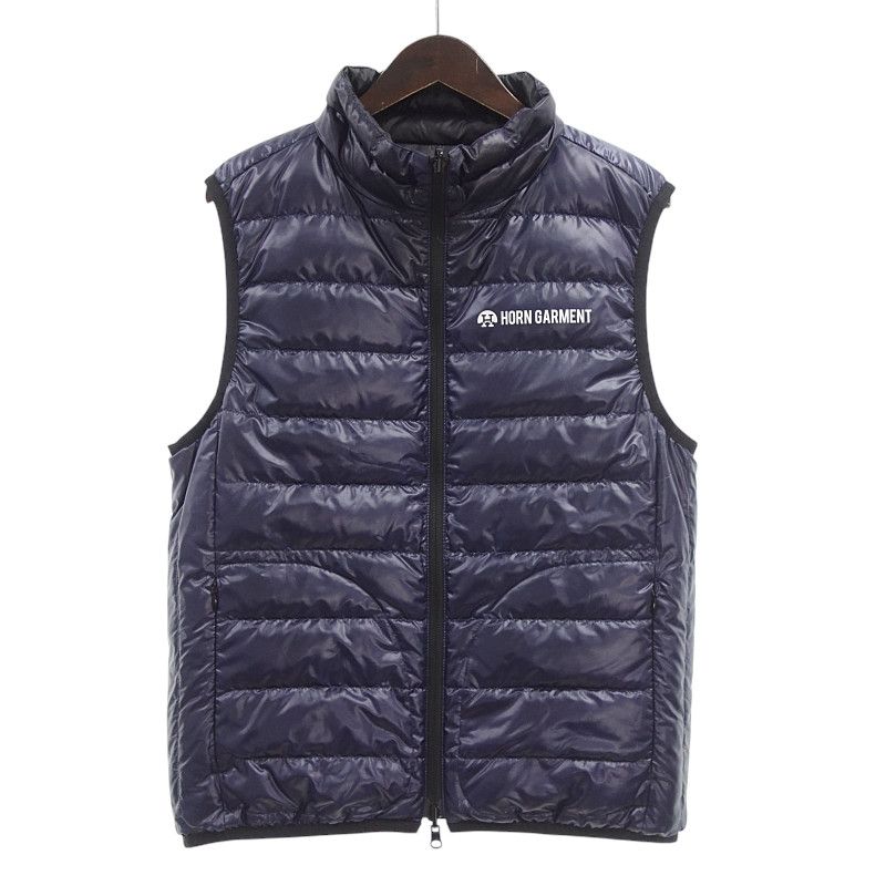 HORN GARMENT 新品　ダウンベスト ホーンガーメント/HORN GARMENT DOWN VEST リバーシブル ジップ