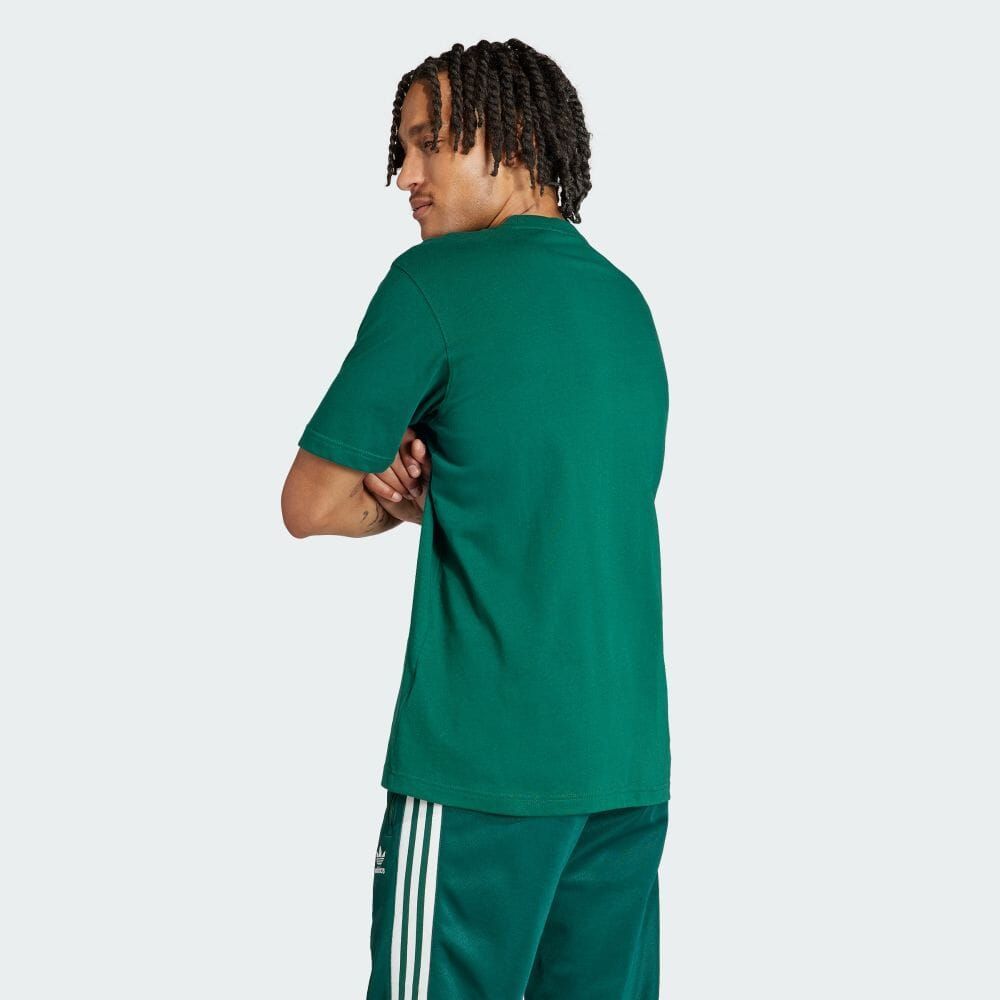 (アディダスオリジナルス) adidas Originals アディカラー トレフォイル 半袖Ｔシャツ トップス カジュアルシャツ メンズ EEP79 IR7976 MENS TREFOIL SHORT SLEEVE T-SHIRT GREEN