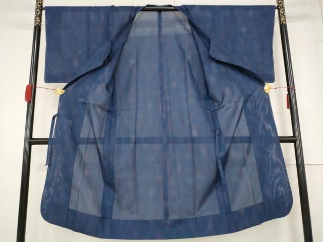 平和屋着物▽道行コート スリーシーズン 春夏秋 塵除け 霞文 正絹 ♥ AABB5900st