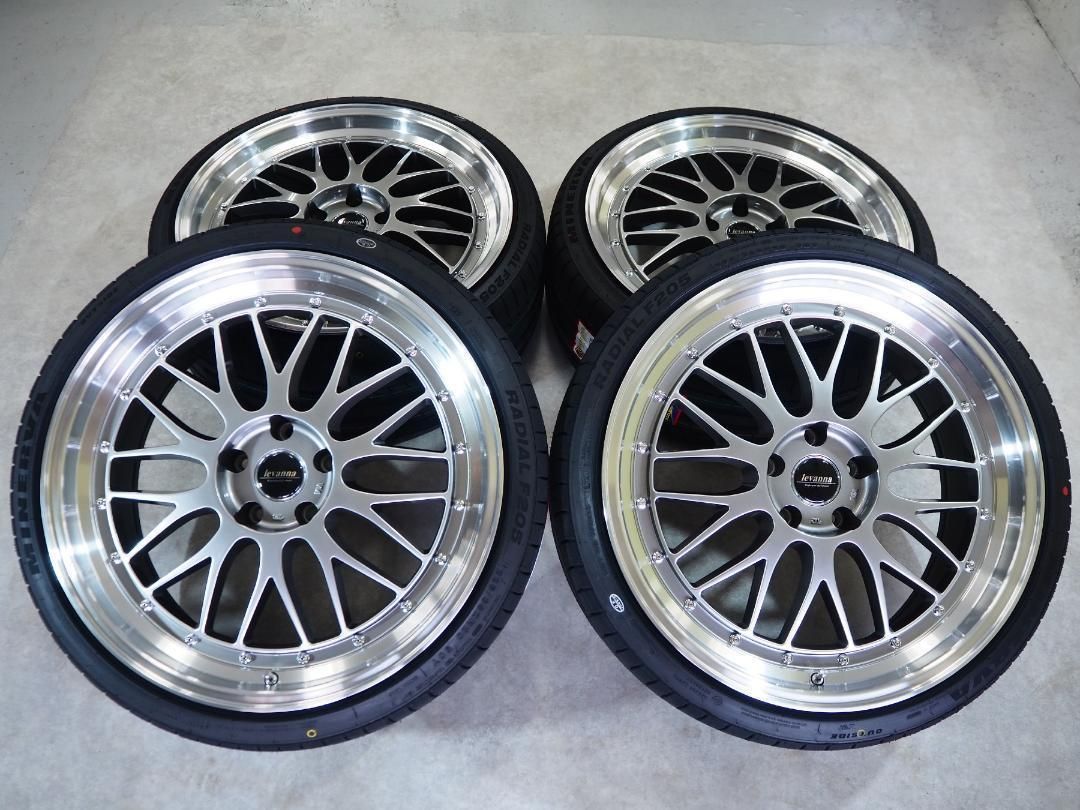 深リム メッシュ levanna V10-EX 20inch 8.5J 5H114.3+35 新品輸入 