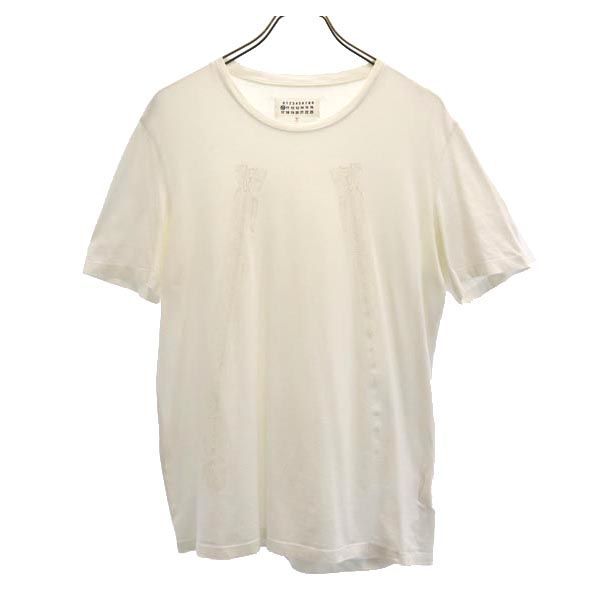 マルタンマルジェラ イタリア製 半袖 Tシャツ 44 ホワイト系 MARTIN MARGIELA メンズ 【中古】  【230712】 メール便可