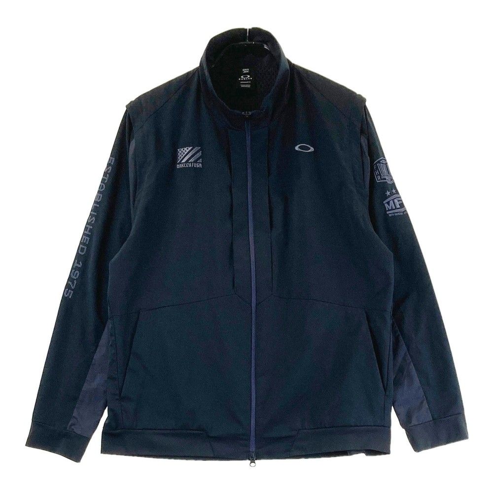 サイズ：2XL OAKLEY オークリー 2way ジップジャケット ブラック系