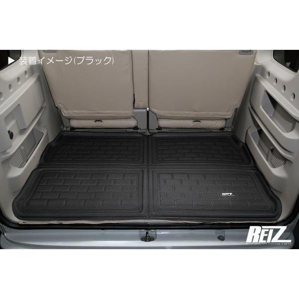 ブラック or ベージュ エブリイワゴン DA17W 3D 立体形状 ラゲッジマット ラバー スクラムワゴン NV100クリッパーリオ タウンボックス ラゲージ