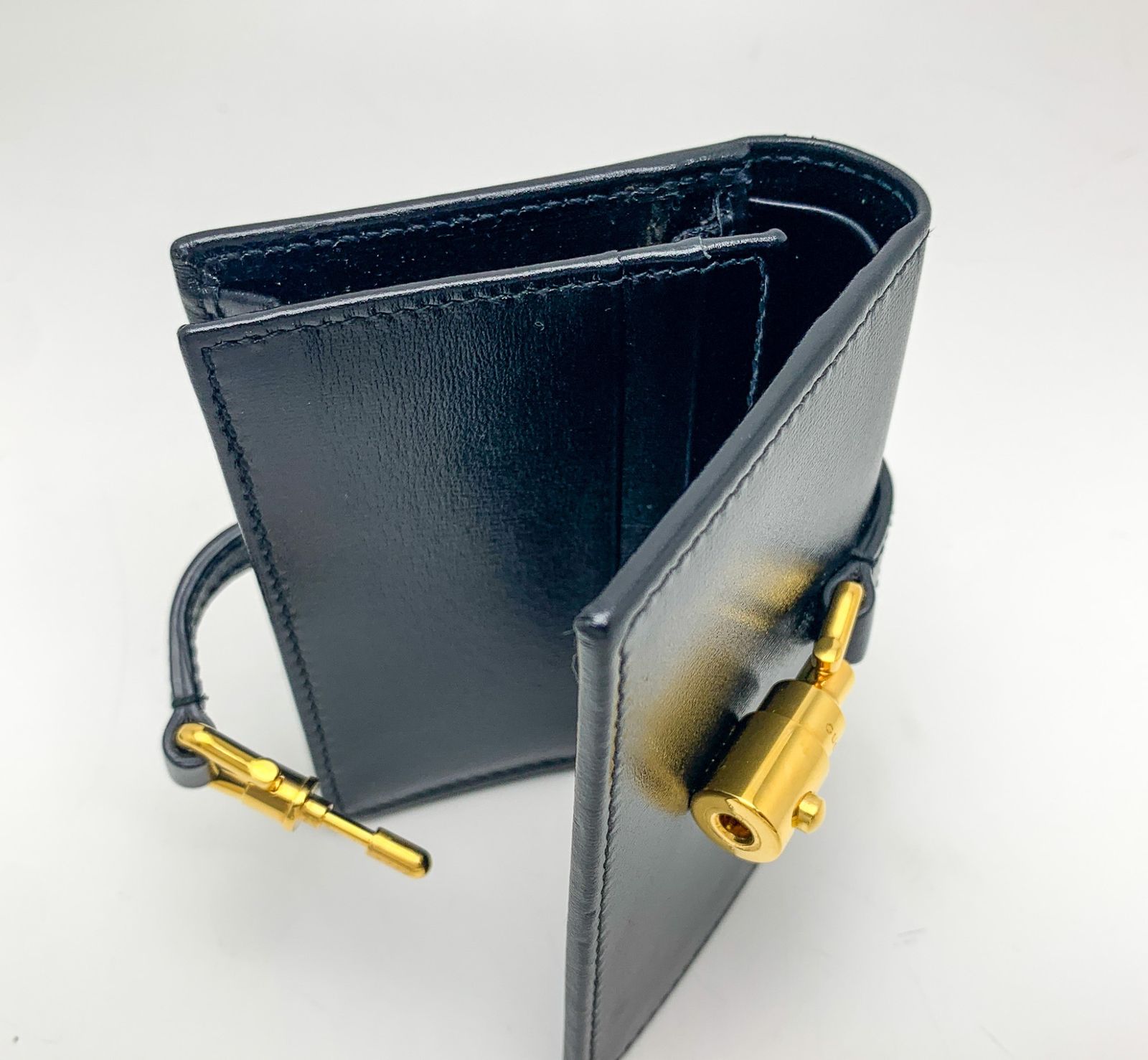 GUCCI グッチ / ジャッキーコンパクトウォレット 二つ折り財布 ブラック