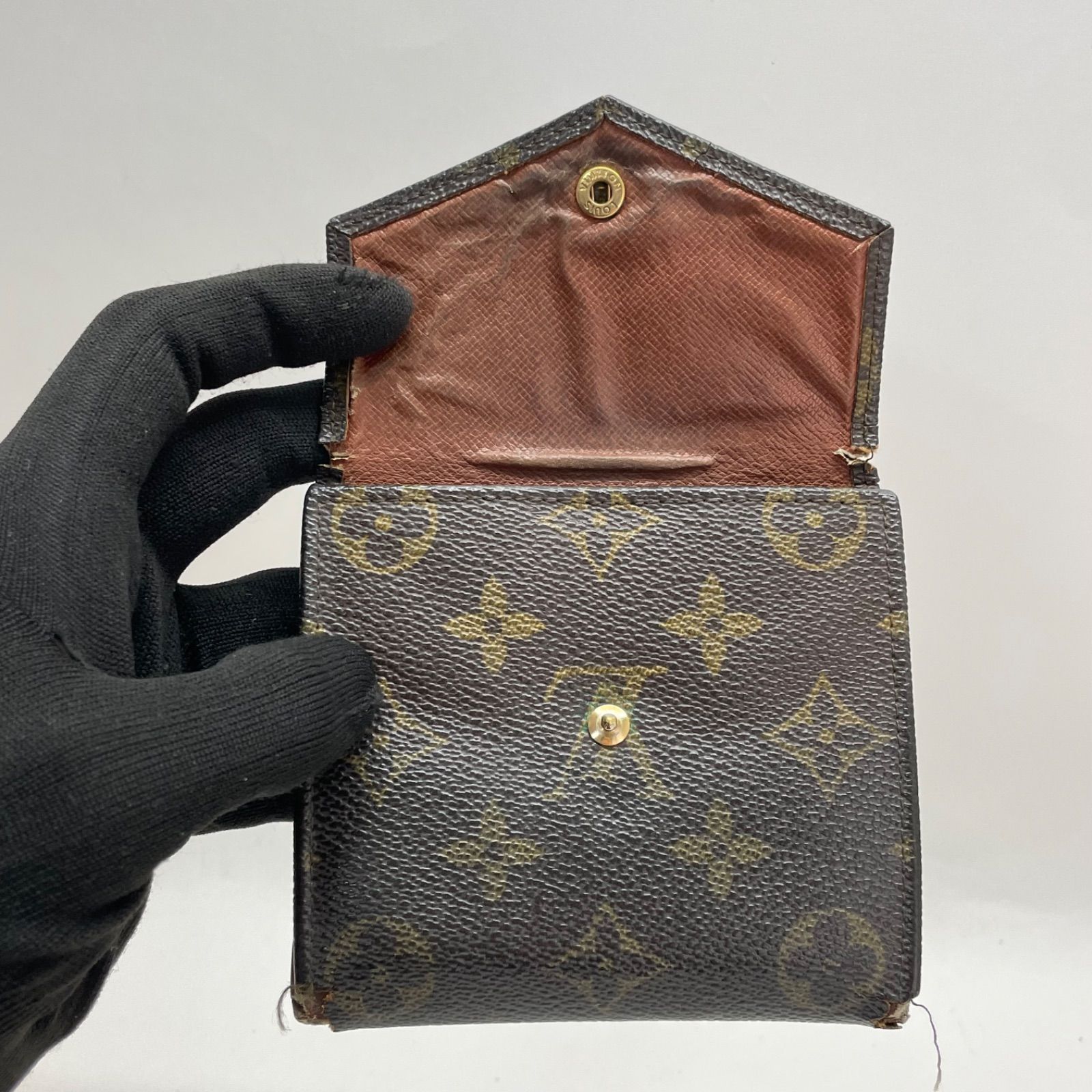 1985 LOUIS VUITTON ルイヴィトン モノグラム 三つ折り財布 エリーズ