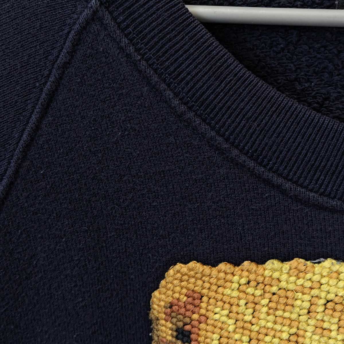 グッチ 2018クルーズコレクション テディベア クルーネック スウェットトレーナー S ネイビー 489677-X9N17 GUCCI グッチ 2018クルーズコレクション テディベア クルーネック スウェット