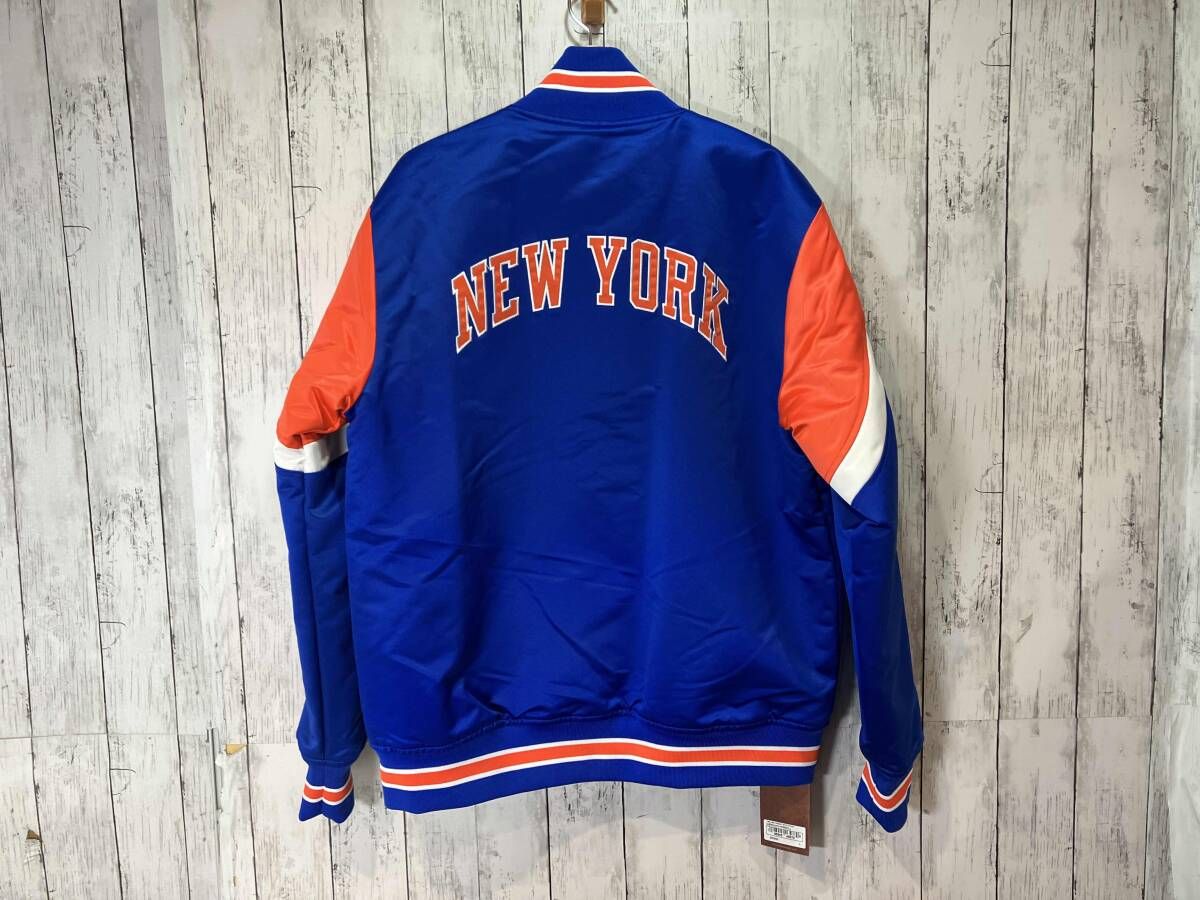 New York KNICKS 中綿 スタジャン 肉厚 テック系 y2k NBA New York Knicks Youth Heavy Weight Satin Jacket – Shop