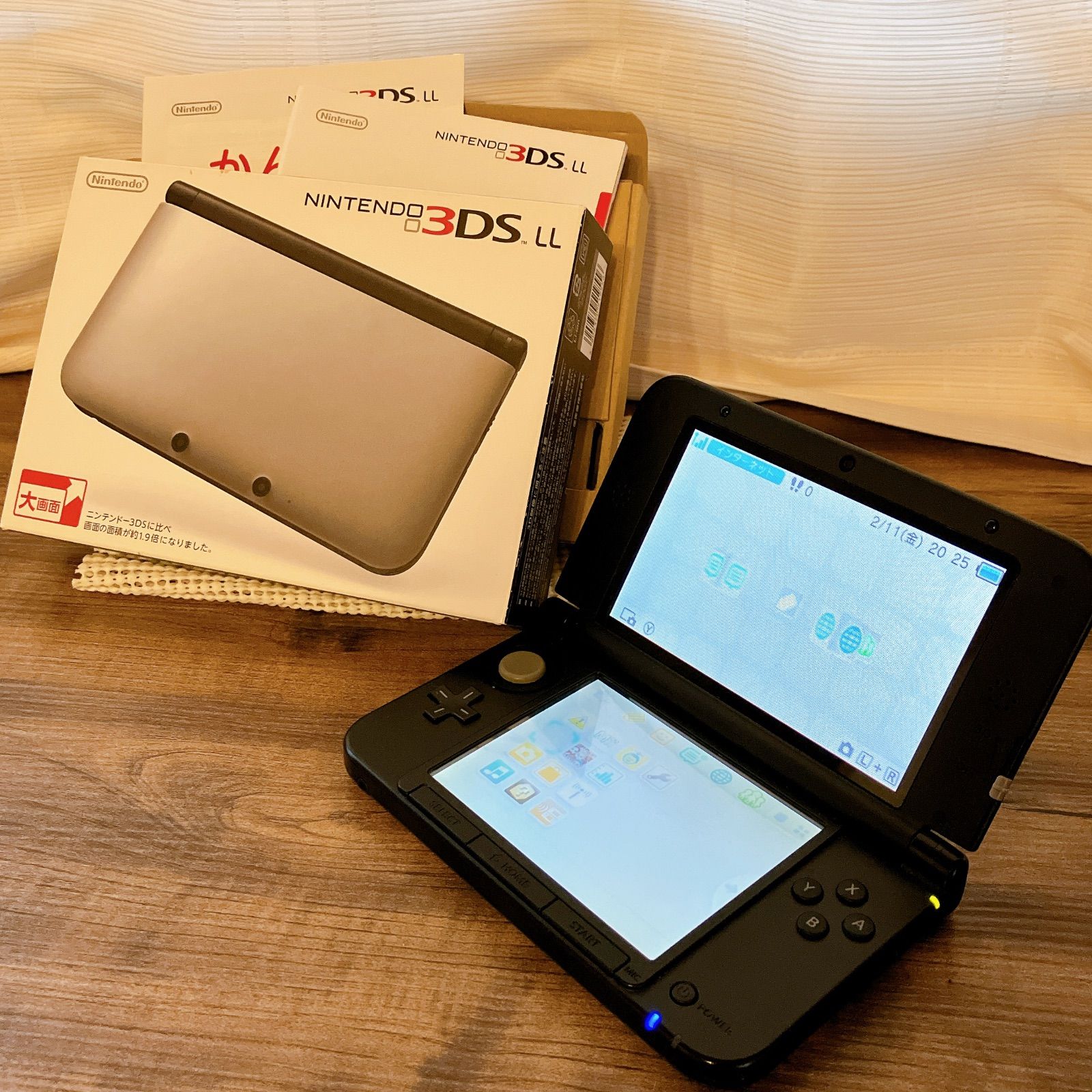 箱、説明書付】ニンテンドー3DS LL 任天堂 Nintendo ブラック 箱、説明書付】ニンテンドー3DS LL 任天堂 Nintendo ブラック