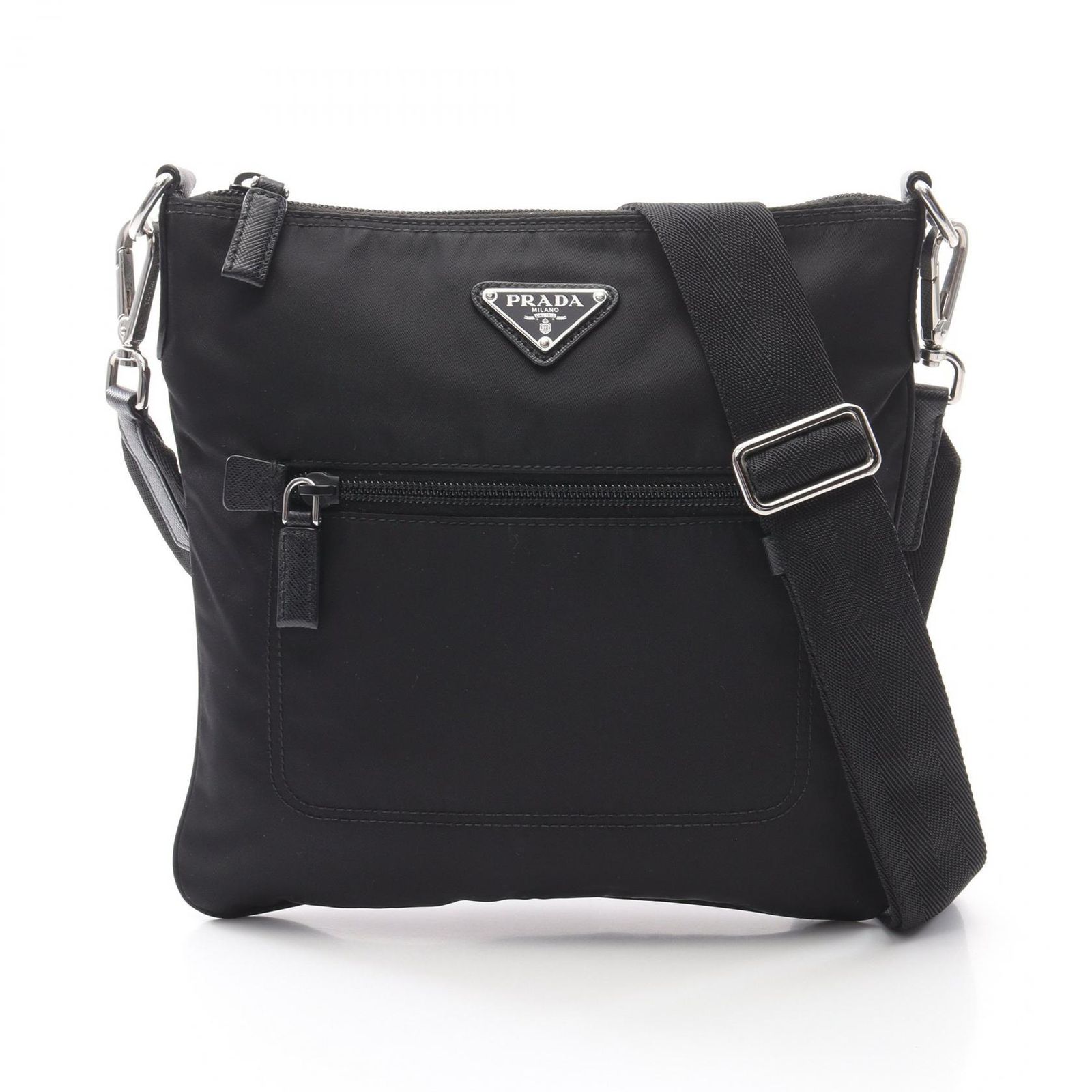 プラダ PRADA ショルダーバッグ 1BH716 ブラック ナイロン