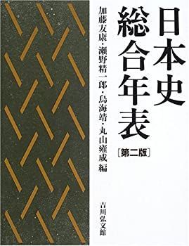 【人気セール，格安】 【中古-非常に良い】 日本史総合年表 その他