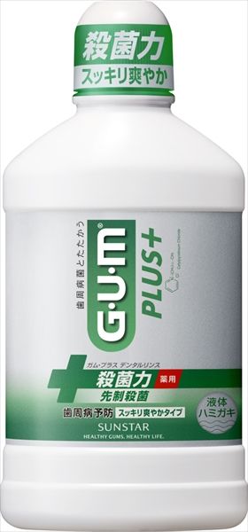まとめ買い-12点セット ガム プラスデンタルリンス スッキリ爽やかタイプ４５０ｍＬ サンスター マウスウォッシュ