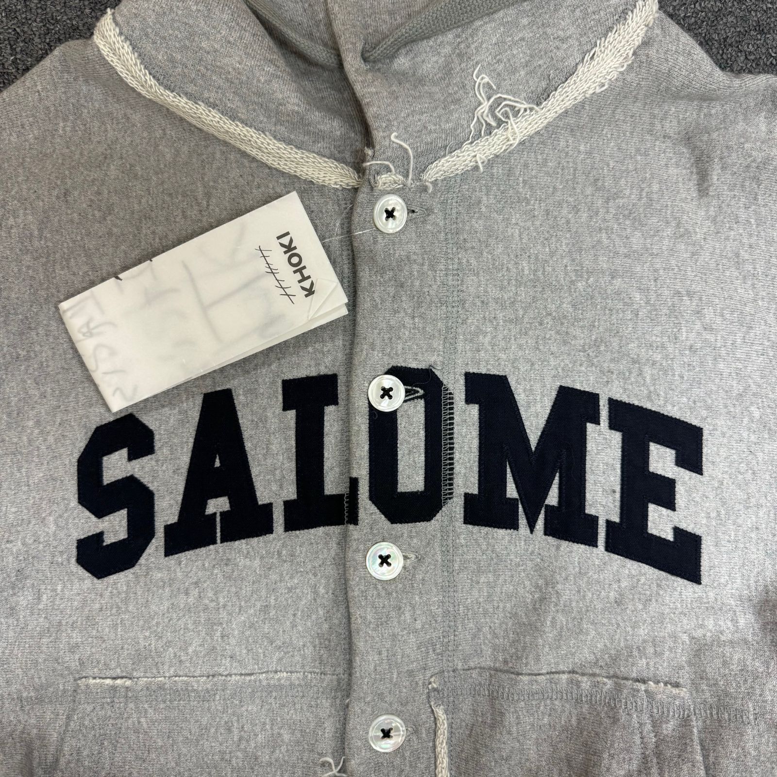 定価46200円 KHOKI 23AW SALOME CARDIGAN パーカー カーディガン 