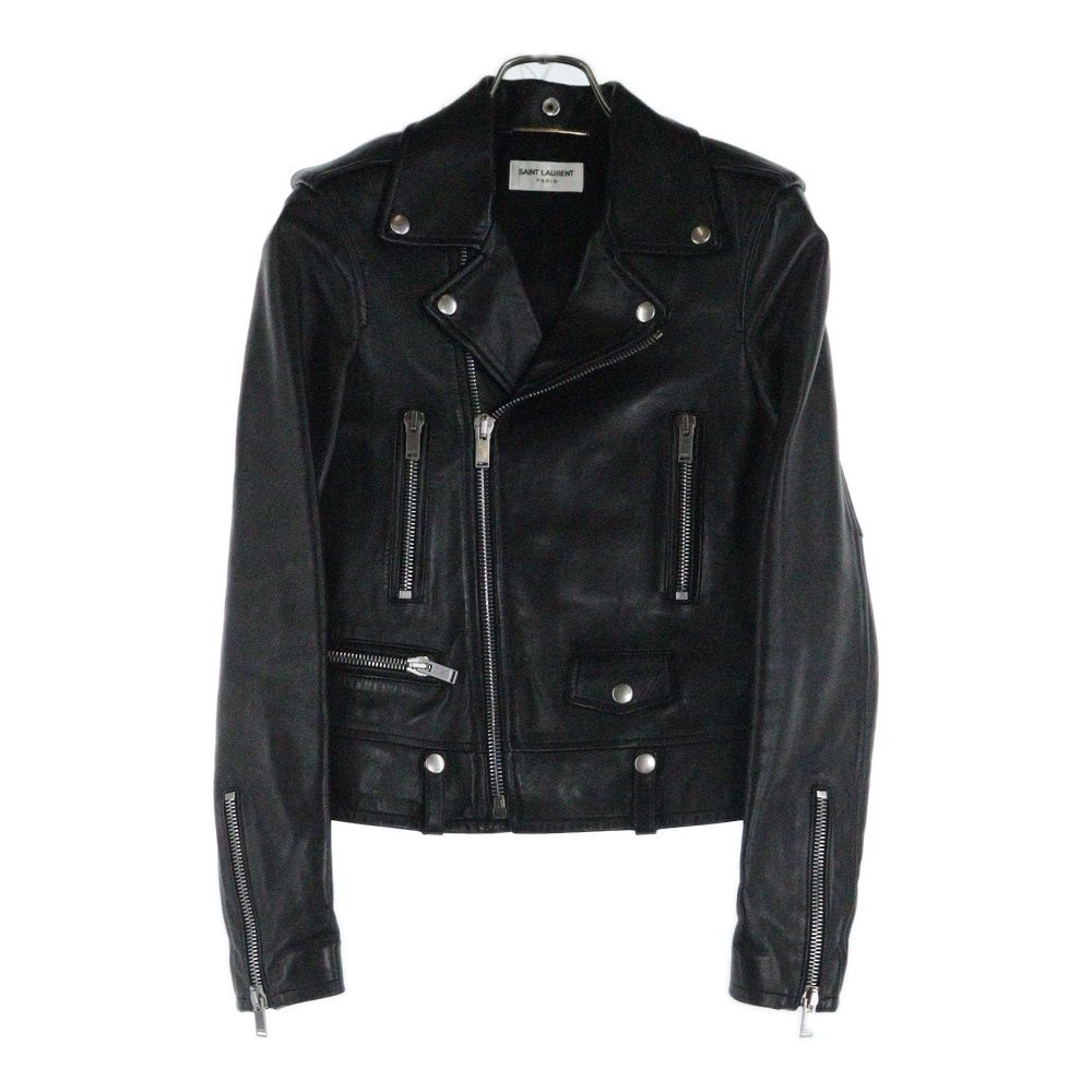 SAINT LAURENT PARIS サンローランパリ L01 クラシックモーターサイクルライダースレザージャケット 481862 Y5YA2 ブラック レディース